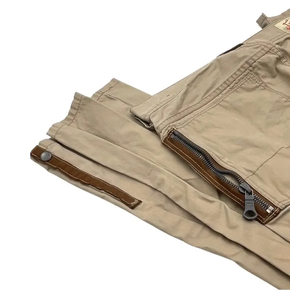 VINTAGE - GUESS JEANS men's beige hiking pants size W34 / L32